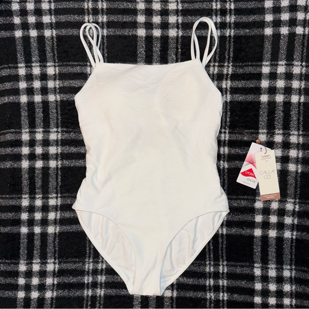 Calia White One-Piece Swimsuit